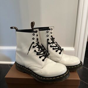 Doc Martens white boots